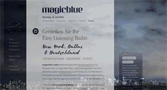 Desktop Screenshot of magicblue.de